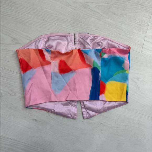 🌺PRINCESS POLLY🌺 abstract crop tube top. - Picture 2 of 2